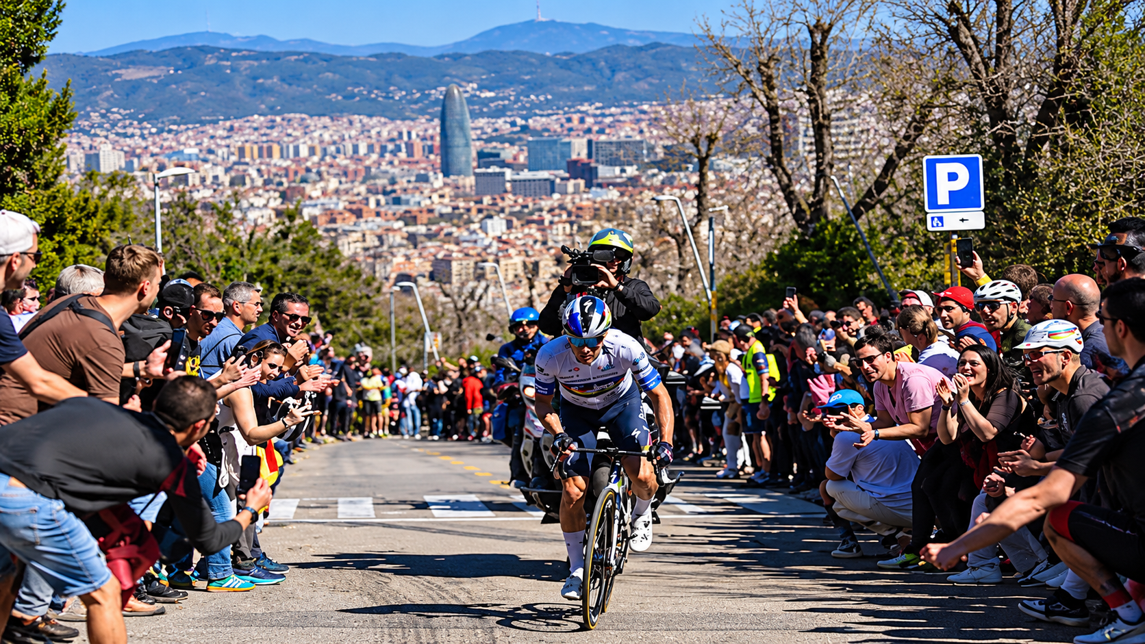Barcelona South road cycling